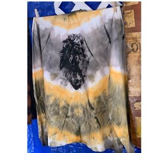 Handmade,pressed, tye-dyed, T-shirt. Original.